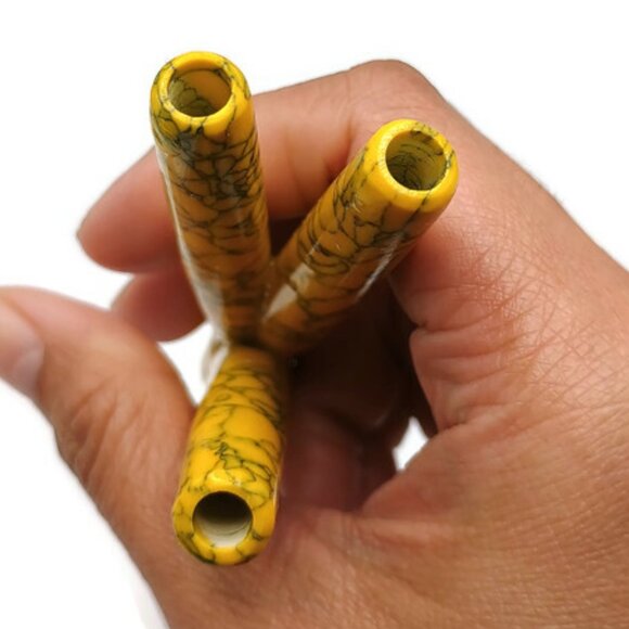 Kuripe Three Legs Peruvian Carved Stone Puma Design - Picture 2 of 8